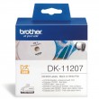 DK-11207 Пленочные наклейки для компакт-дисков / DVD   Диаметр 58 мм, 100 наклеек в рулоне