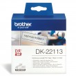 DK-22113  Прозрачная цельная фотопленка 62 мм x 15,24 м, лента для печати черным на прозрачном фоне