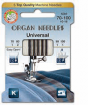 Иглы универсальные для швейных машин (5 игл) N-70-100, ORGAN ECO