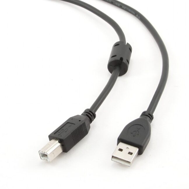 Printera kabelis USB2.0 A/B 1.8m / melns