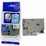 Tz2-551 uzlīmju lente melns uz zila 24mm