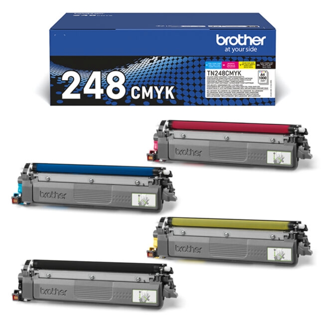 TN-248CMYK Toneru komplekts 1`000 lapām