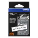 HSe-211E termosēžas caurule, balta, 5.2mm x 1.5 m